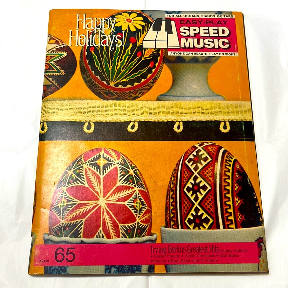 Vintage 1976 Easy-Play Speed Music Irving Berlin’s Greatest Hits